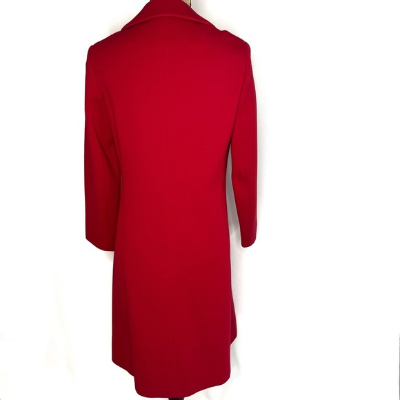 HUCKE European style wool red coat - Picture 4 of 8